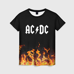 Женская футболка AC DC