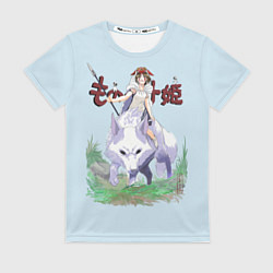 Футболка женская Princess Mononoke, цвет: 3D-принт