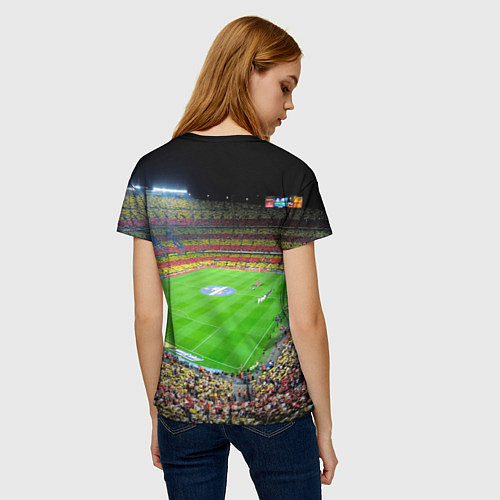 Женская футболка FC Liverpool / 3D-принт – фото 4