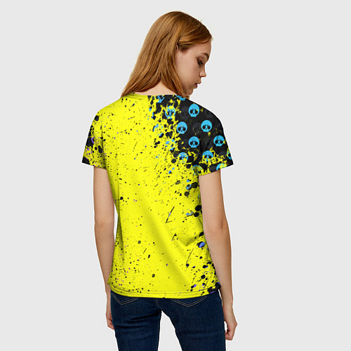 Женская футболка Brawl Stars SALLY LEON / 3D-принт – фото 4