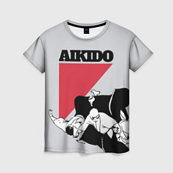 Женская футболка Aikido