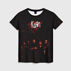 Женская футболка Korn