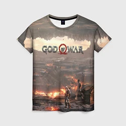 Женская футболка GOD OF WAR