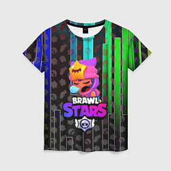 Футболка женская BRAWL STARS SANDY, цвет: 3D-принт