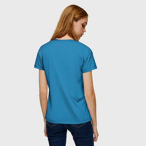 Женская футболка Тихо ем в сторонке / 3D-принт – фото 4