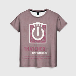 Женская футболка Thatcher