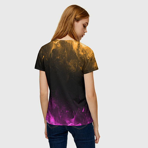 Женская футболка Brawl Stars Sandy / 3D-принт – фото 4