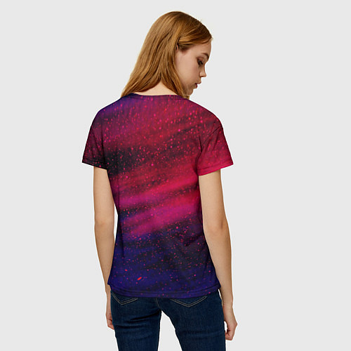 Женская футболка Текстура / 3D-принт – фото 4
