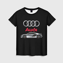 Женская футболка AUDI