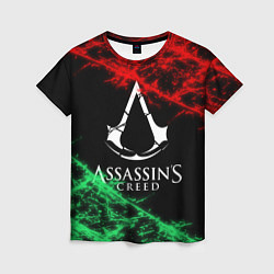 Женская футболка Assassin’s Creed: Red & Green
