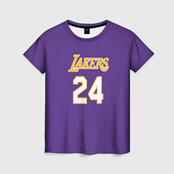 Футболка женская Los Angeles Lakers Kobe Brya, цвет: 3D-принт