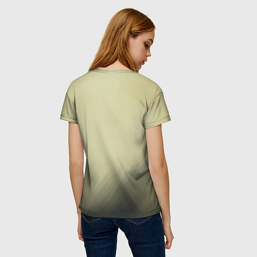Женская футболка Военный / 3D-принт – фото 4