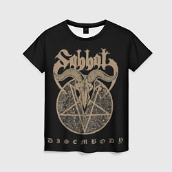Женская футболка Sabbat