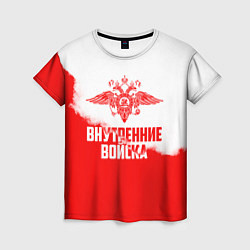 Женская футболка Внутренние Войска