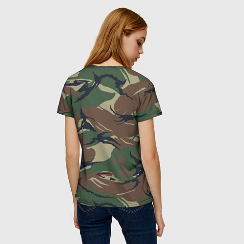 Женская футболка Войска связи / 3D-принт – фото 4