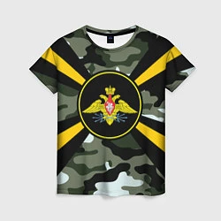 Женская футболка Войска связи