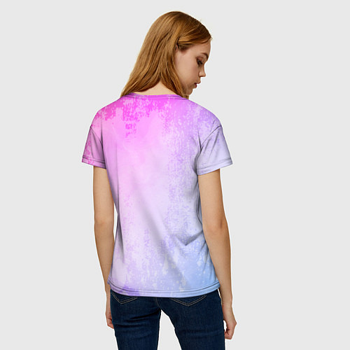 Женская футболка Клинок рассекающий демонов / 3D-принт – фото 4