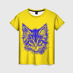 Женская футболка Котёнок