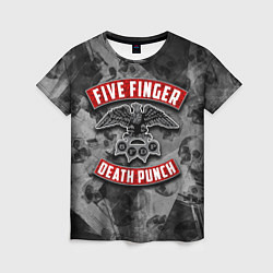 Футболка женская Five Finger Death Punch, цвет: 3D-принт