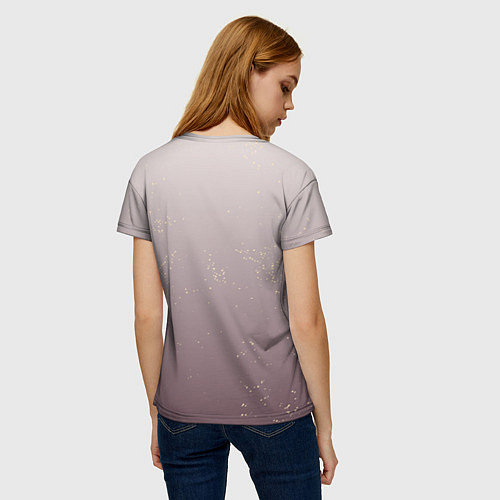 Женская футболка Мори Огай / 3D-принт – фото 4