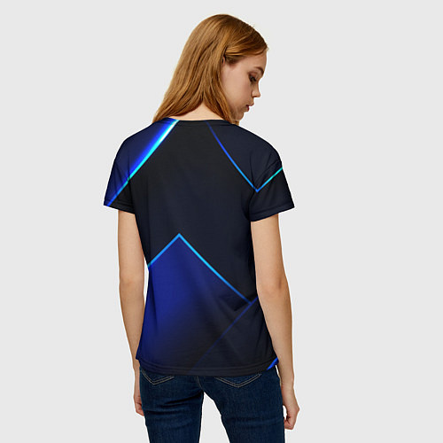 Женская футболка Fortnite Meowscles Shadow / 3D-принт – фото 4