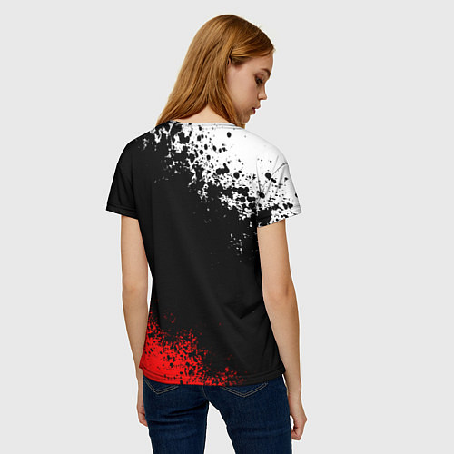 Женская футболка RESIDENT EVIL UMBRELLA / 3D-принт – фото 4
