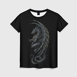 Женская футболка Black Dragon