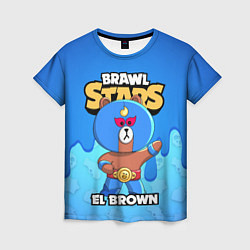 Женская футболка BRAWL STARS EL BROWN