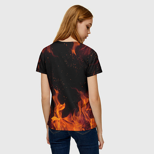 Женская футболка Manowar / 3D-принт – фото 4