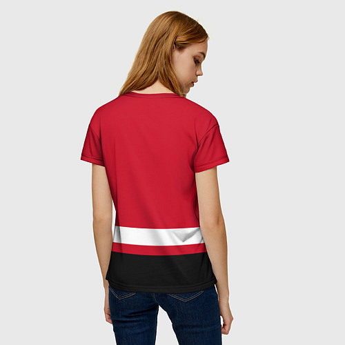 Женская футболка Chicago Blackhawks / 3D-принт – фото 4