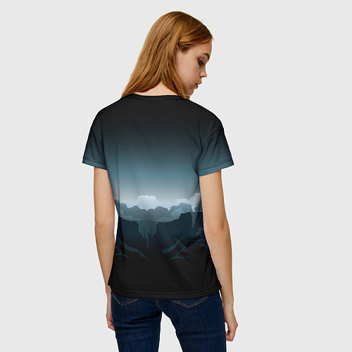 Женская футболка Westworld Landscape / 3D-принт – фото 4