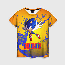 Женская футболка Sonic - Соник