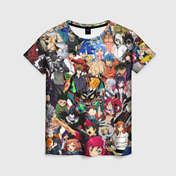 Женская футболка All of Anime