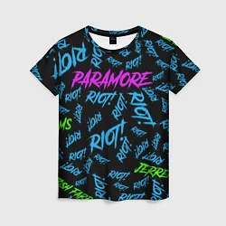 Женская футболка Paramore RIOT!