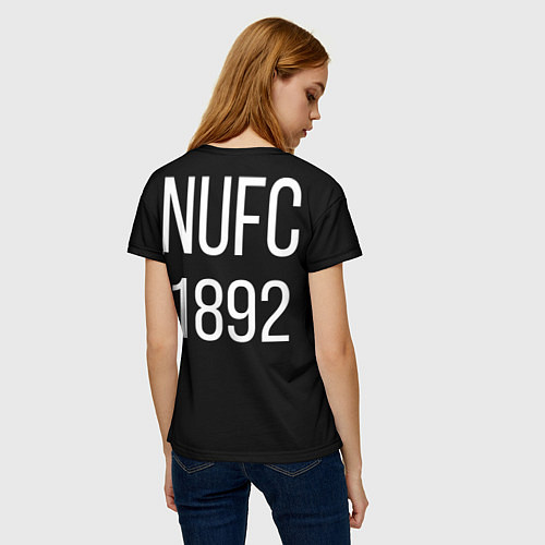 Женская футболка NUFC / 3D-принт – фото 4