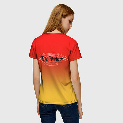 Женская футболка Deftones Poster / 3D-принт – фото 4
