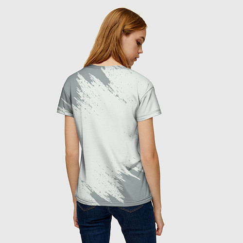 Женская футболка SONIC SILVER / 3D-принт – фото 4