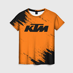 Футболка женская KTM, цвет: 3D-принт