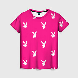 Футболка женская PLAYBOY, цвет: 3D-принт