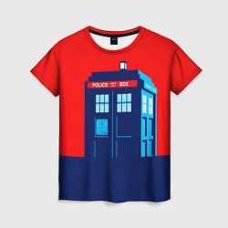 Женская футболка IN TARDIS WE TRUST
