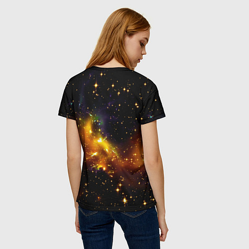 Женская футболка STARS / 3D-принт – фото 4