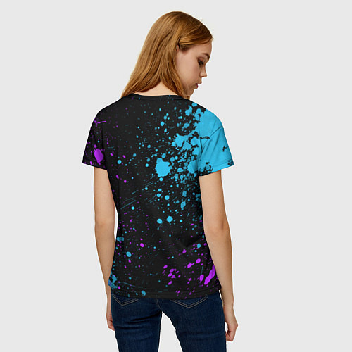 Женская футболка BRAWL STARS SALLY LEON / 3D-принт – фото 4