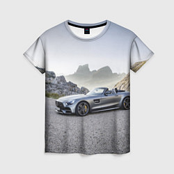 Женская футболка Mercedes V8 Biturbo