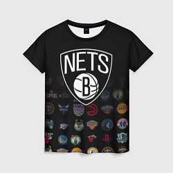 Женская футболка Brooklyn Nets 1