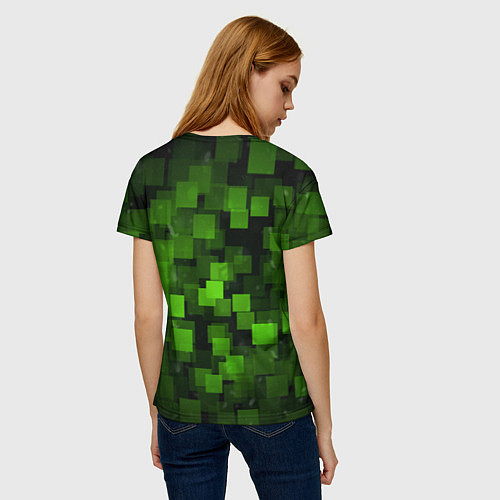 Женская футболка Minecraft Майнкрафт / 3D-принт – фото 4