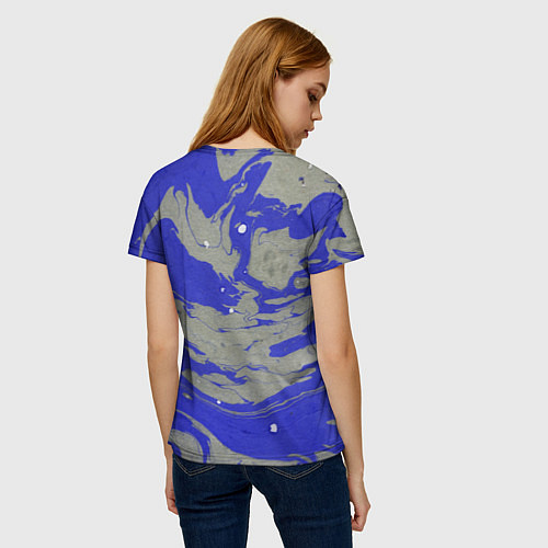 Женская футболка Краски / 3D-принт – фото 4