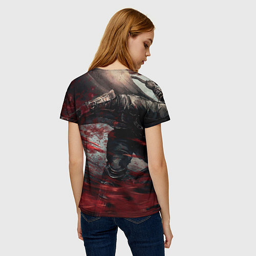 Женская футболка Bloodborne / 3D-принт – фото 4