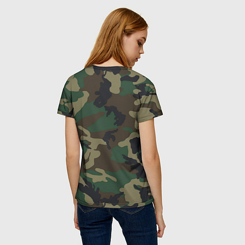 Женская футболка ARMY / 3D-принт – фото 4
