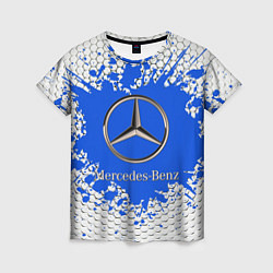 Женская футболка Mercedes