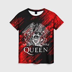 Футболка женская QUEEN, цвет: 3D-принт